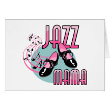 Dança do Mama torneira do jazz Cartao