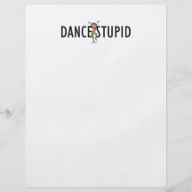 Dança SUPERIOR estúpida Panfletos
