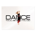 Dança SUPERIOR Modelo Cartão De Visita