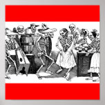"Dançando o Jarabe no outro mundo " Posters
