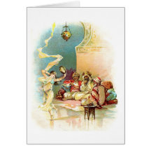 Dançarino da sultão & do Harem, cartão