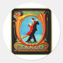 Dançarino do tango adesivo