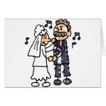 Danças da noiva com dança do casamento da filha do cartoes