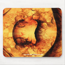 Dark Desert Mouse Pads