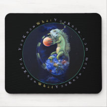 Daze da iguana mouse pad
