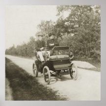 de 1900 Dion Bouton Poster