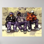 De Hangin poster #3 para fora