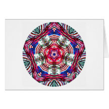 de "mandala 4o julho" cartao