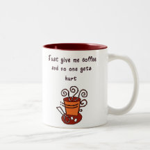 Dê-me o café canecas