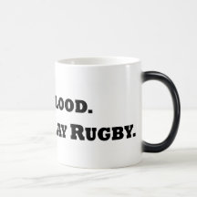 Dê o sangue. Jogue o rugby Caneca