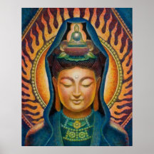 De "poster da chama Kuan Yin"