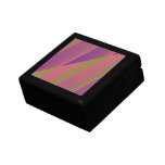 De seda - abstrato feminino em cor-de-rosa, em rox estojo para jóia