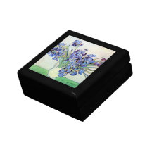 De Van Gogh vida ainda: Vaso com íris Estojo Para Jóia