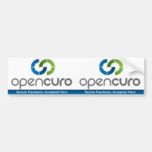 Decalque 3" da janela de OpenCuro x 5,5" Adesivo