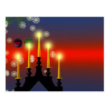 Decoração do Natal Cartao Postal