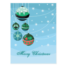Decorações do Natal Cartões Postais