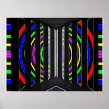 Decorações radiais do espectro de cor da tela pret impressão