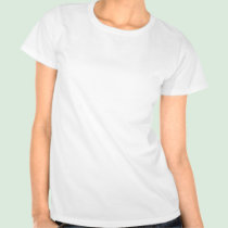 Dedo do pé da ponta através das tulipas camisetas