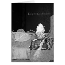 Deepest Condolences Cartao