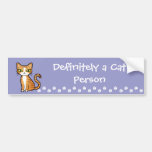 Definida uma pessoa do gato (projete seu próprio g adesivos