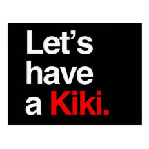 Deixe-nos ter um kiki - .png cartao postal