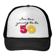 Demasiado novo para ser 50 boné