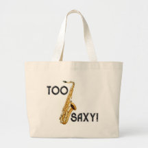 Demasiado Saxy! Bolsas De Lona