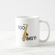 Demasiado Saxy! Canecas