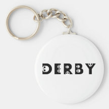 derby: skullphabet chaveiros
