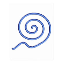 derramar-se espiral spiral expiring cartão postal