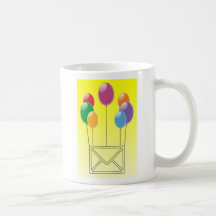 Desejos do aniversário caneca