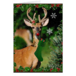 Desejos do Natal de Rudolphs Cartao
