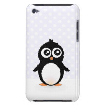Desenhos animados bonitos do pinguim capa iPod touch Case-Mate
