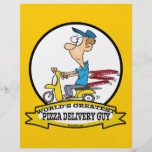 DESENHOS ANIMADOS DA CARA DA ENTREGA DA PIZZA DOS  PANFLETO PERSONALIZADOS