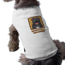 Desenhos animados de Staffordshire bull terrier Camisetas Para Cães