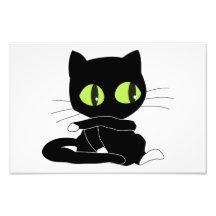 Desenhos animados do gato preto fotos