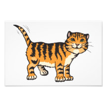 Desenhos animados do tigre de bebê fotos