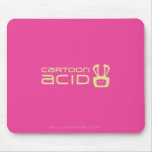 Desenhos animados Mousepad ácido (rosa)