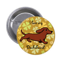 Desenhos animados Running do Dachshund Botons