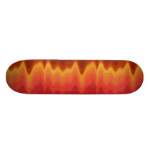 Design abstrato Funky das chamas Skate
