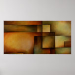 Design abstrato impressão