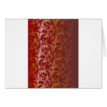 design barroco dourado cartao