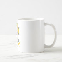 Design bonito, do cão e da lua do Dia das Bruxas Caneca