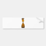 Design bonito do girafa adesivo