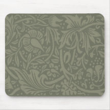 Design chique do nouveau da arte do daffodil do vi mousepads