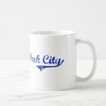 Design clássico de Park City Kansas Caneca