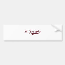 Design clássico de St Joseph Minnesota Adesivos