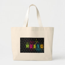 Design da arte da música bolsa para compra