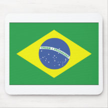 Design da bandeira de Brasil Mousepad