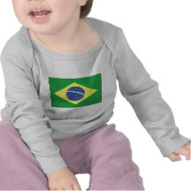 Design da bandeira de Brasil Tshirts